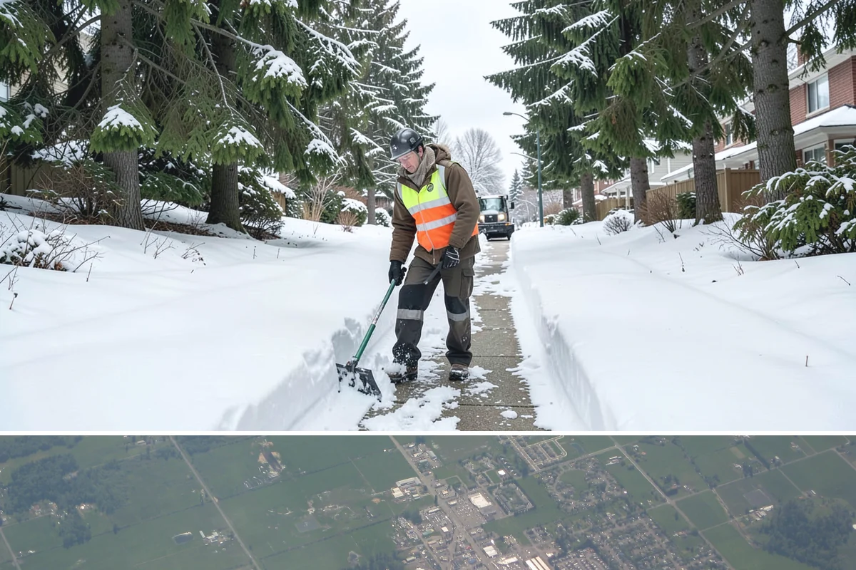 Parking Lot Snow Removal in Enumclaw, King County, WA - Schedule coverage from late fall through early spring when convergence-zone snow can hit the lowlands.
