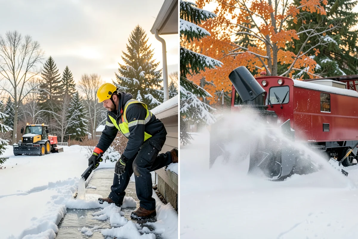 Parking Lot Snow Removal in Fircrest, Pierce County, WA - We assess lot layout and problem areas before the season