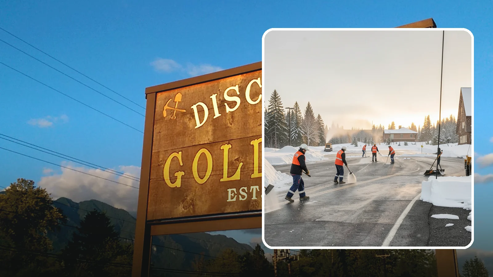 Parking Lot Snow Removal in Gold Bar, Snohomish County, WA - We handle the full cycle of clearing, treating, and hauling snow from commercial lots across Western Washington.