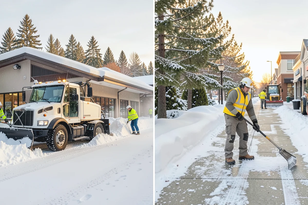 Parking Lot Snow Removal in Gold Bar, Snohomish County, WA - We assess lot layout and problem areas before the season