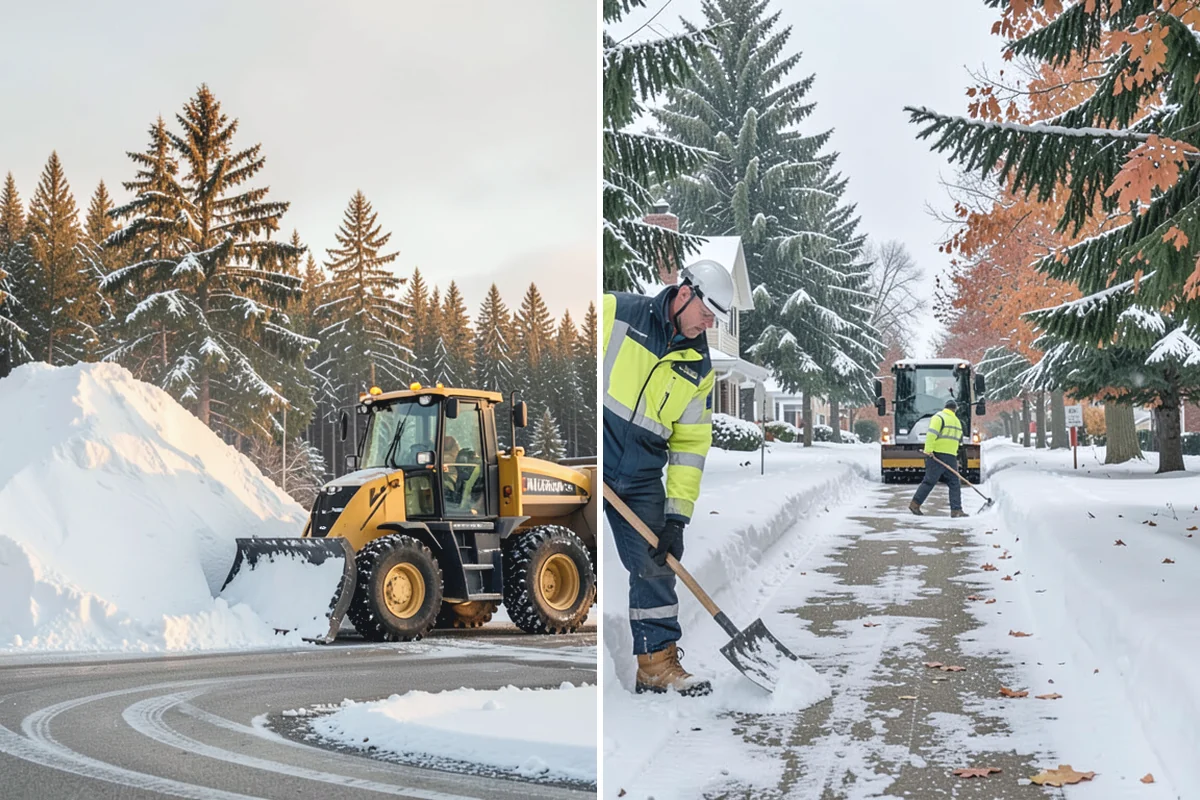 Parking Lot Snow Removal in Granite Falls, Snohomish County, WA - We assess lot layout and problem areas before the season