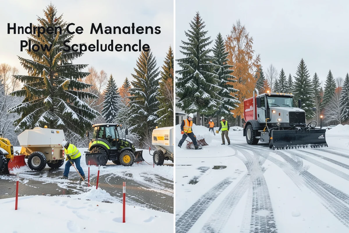 Parking Lot Snow Removal in Hamilton, Skagit County, WA - We assess lot layout and problem areas before the season