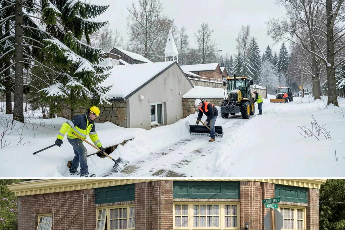 Parking Lot Snow Removal in Hamilton, Skagit County, WA - Schedule coverage from late fall through early spring when convergence-zone snow can hit the lowlands.