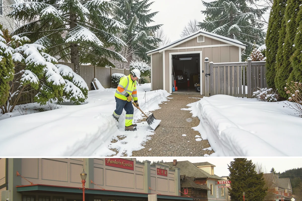 Parking Lot Snow Removal in Issaquah, King County, WA - Schedule coverage from late fall through early spring when convergence-zone snow can hit the lowlands.