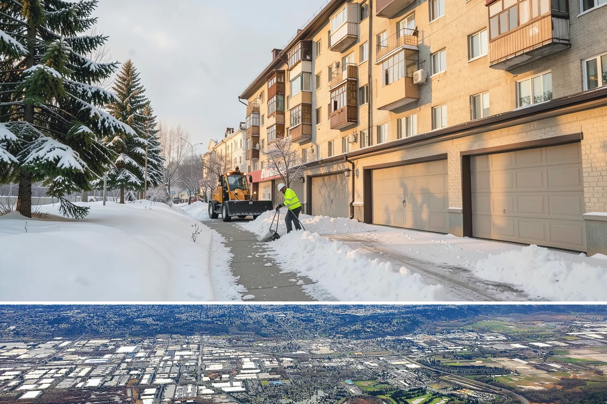 Parking Lot Snow Removal in Kent, King County, WA - Schedule coverage from late fall through early spring when convergence-zone snow can hit the lowlands.