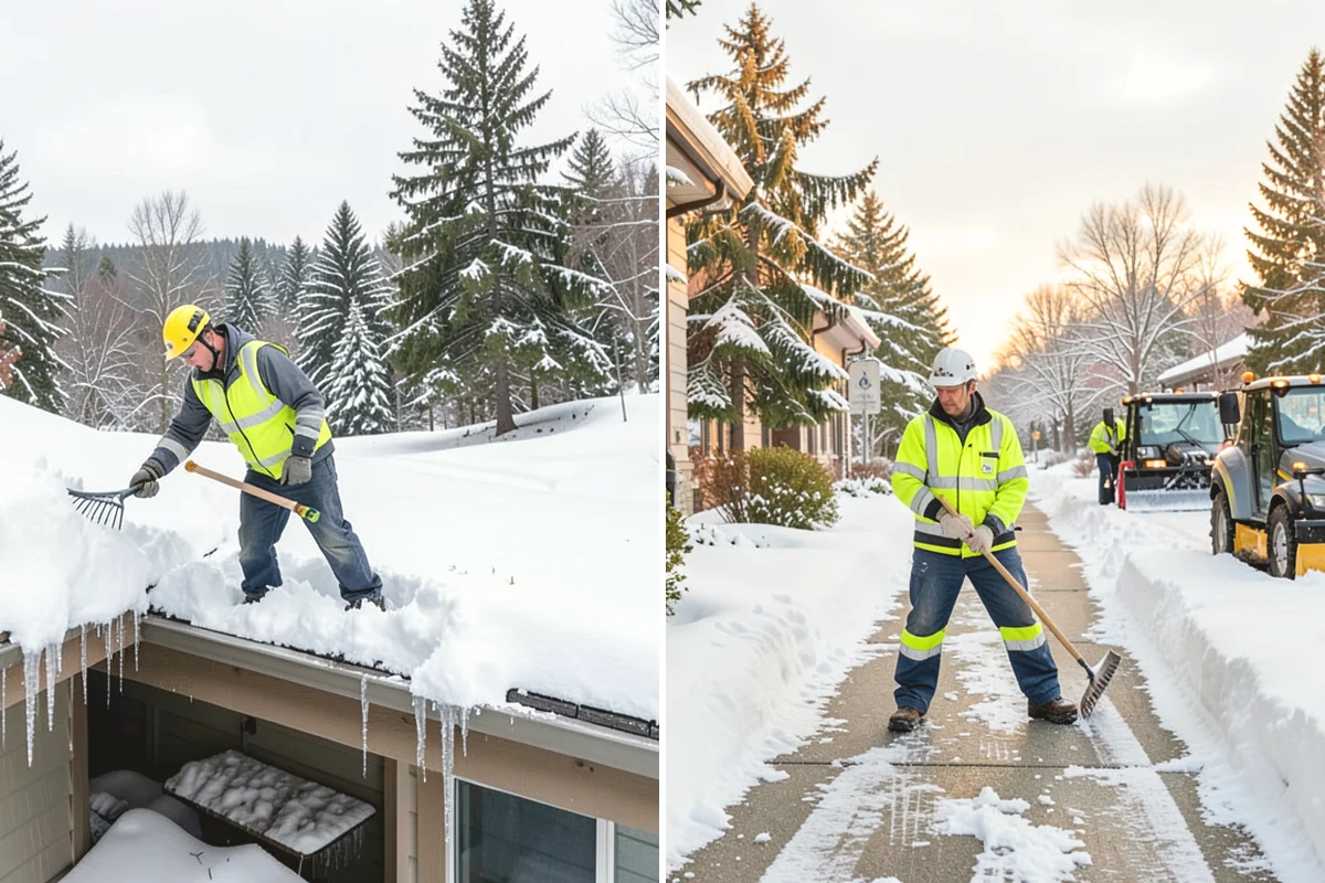Parking Lot Snow Removal in Lake Stevens, Snohomish County, WA - We assess lot layout and problem areas before the season