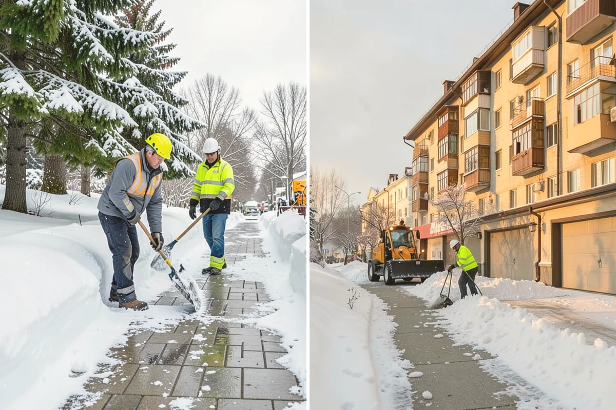 Parking Lot Snow Removal in Langley, Island County, WA - We assess lot layout and problem areas before the season