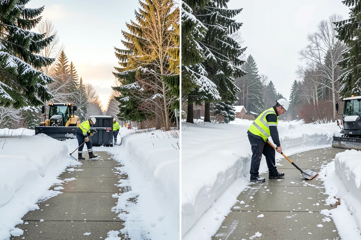 Parking Lot Snow Removal in Lyman, Skagit County, WA - We assess lot layout and problem areas before the season