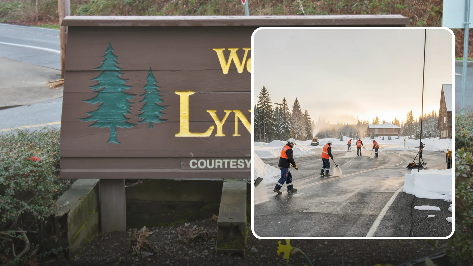 Parking Lot Snow Removal in Lynnwood, Snohomish County, WA - We handle the full cycle of clearing, treating, and hauling snow from commercial lots across Western Washington.