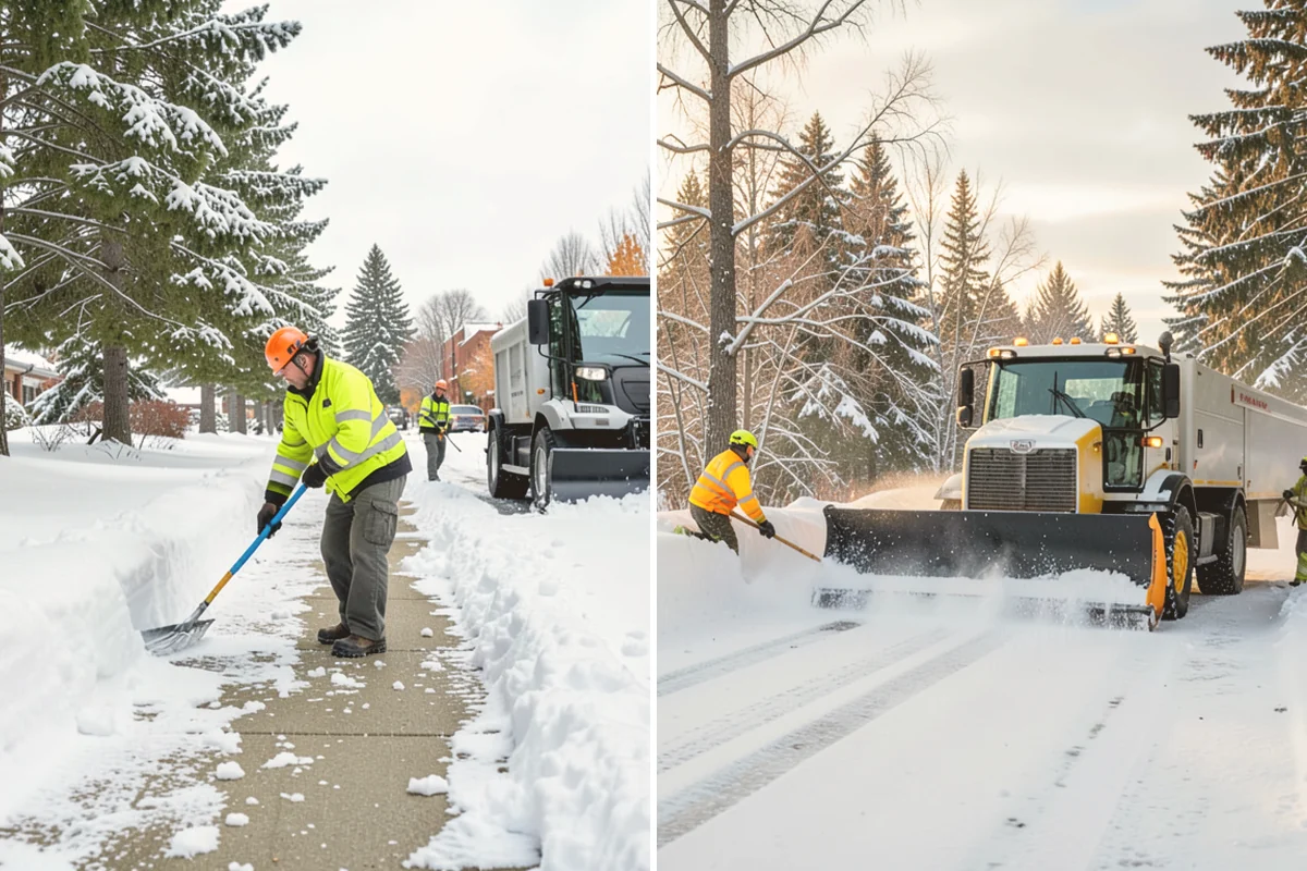 Parking Lot Snow Removal in Lynnwood, Snohomish County, WA - We assess lot layout and problem areas before the season