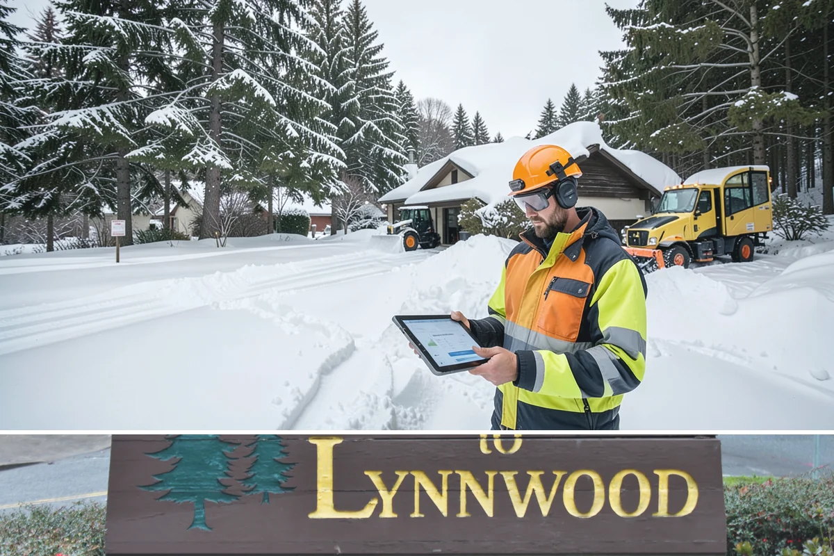 Parking Lot Snow Removal in Lynnwood, Snohomish County, WA - Schedule coverage from late fall through early spring when convergence-zone snow can hit the lowlands.