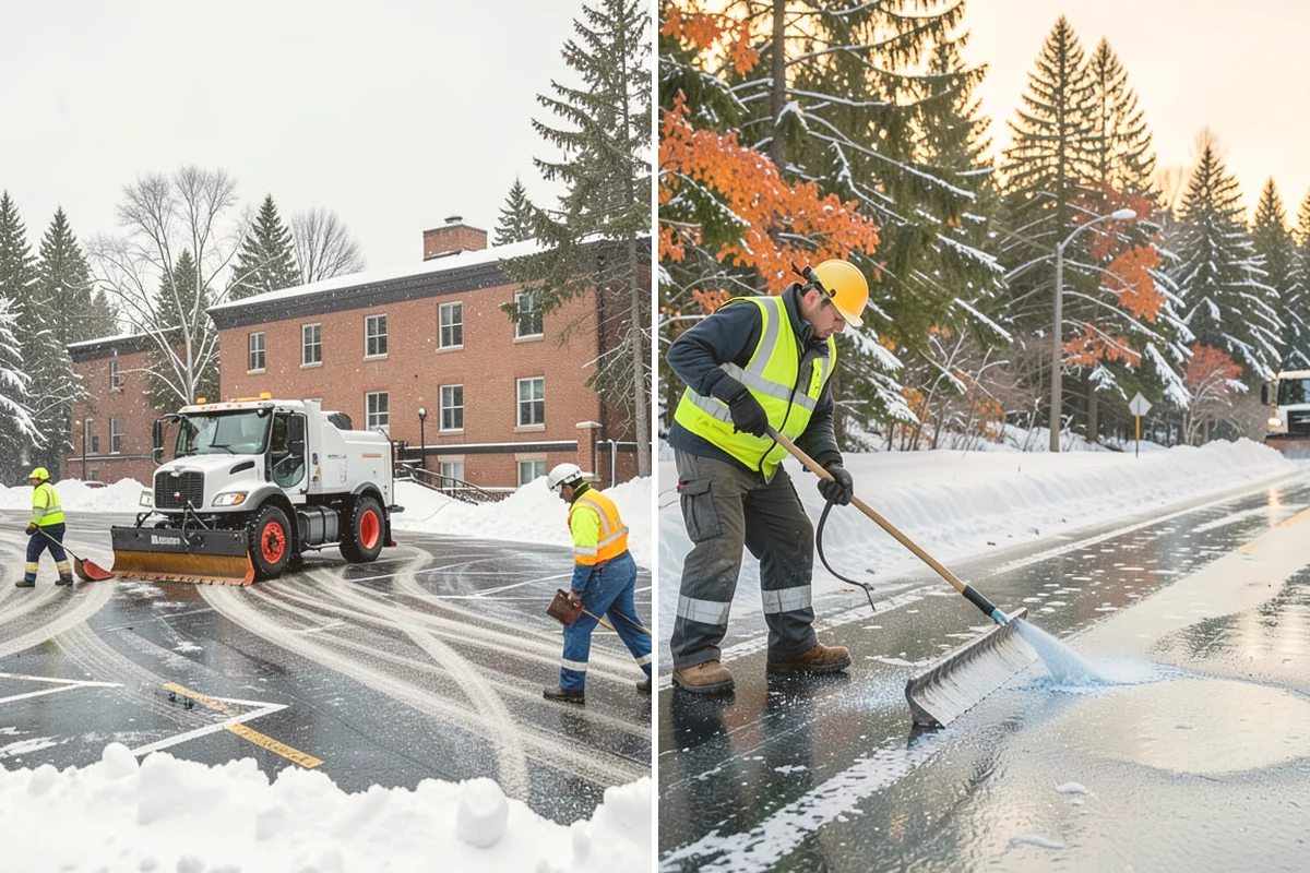 Parking Lot Snow Removal in Mount Vernon, Skagit County, WA - We assess lot layout and problem areas before the season