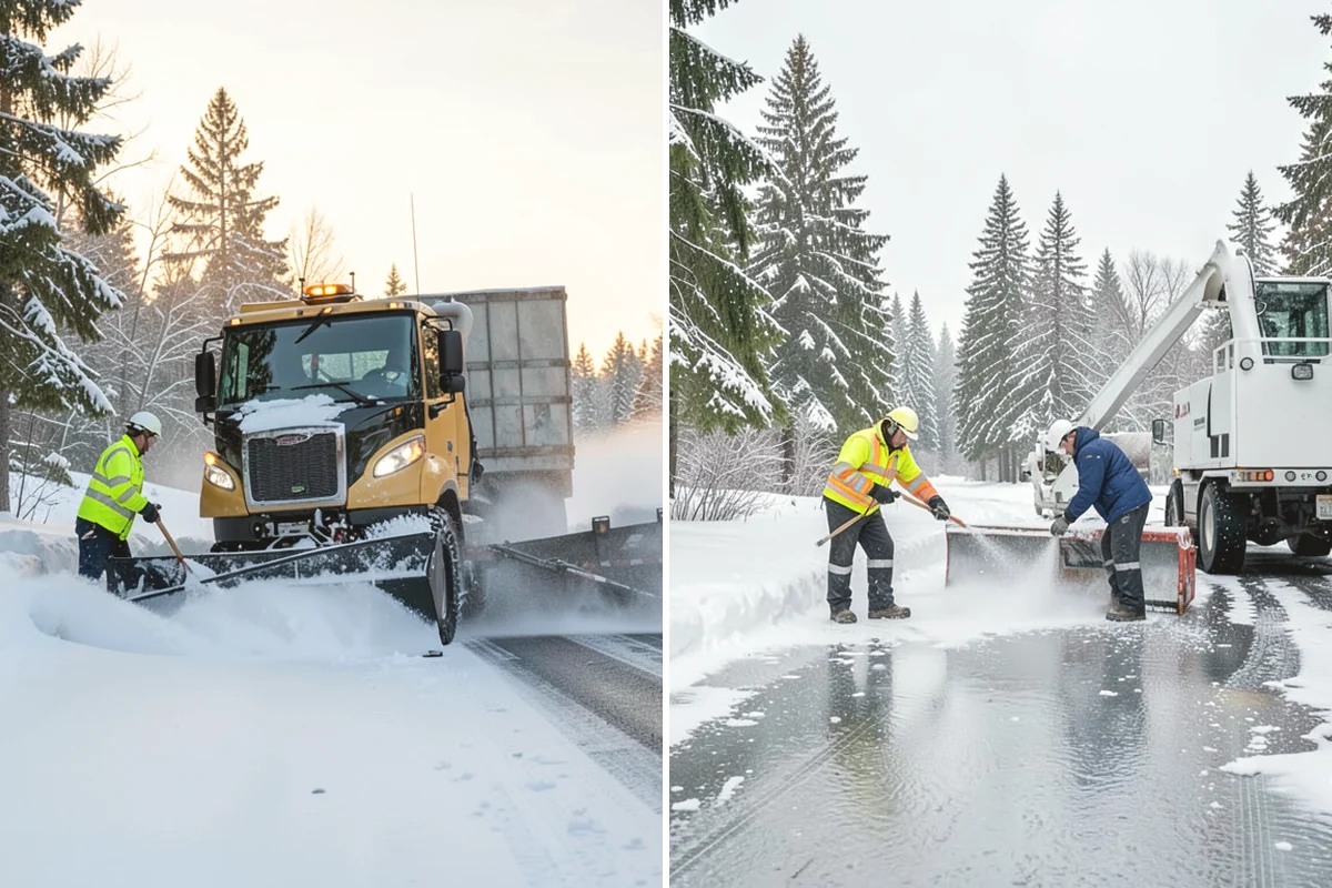 Parking Lot Snow Removal in Mukilteo, Snohomish County, WA - We assess lot layout and problem areas before the season