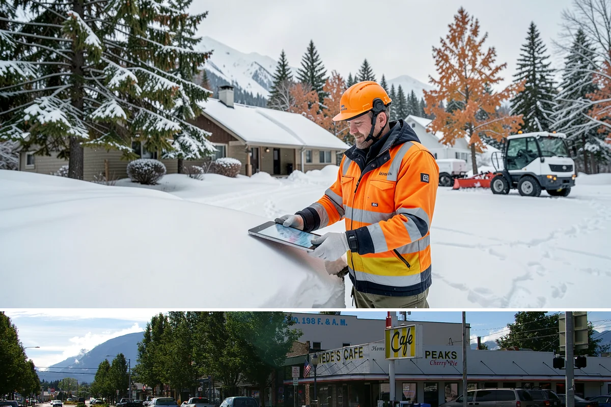 Parking Lot Snow Removal in North Bend, King County, WA - Schedule coverage from late fall through early spring when convergence-zone snow can hit the lowlands.