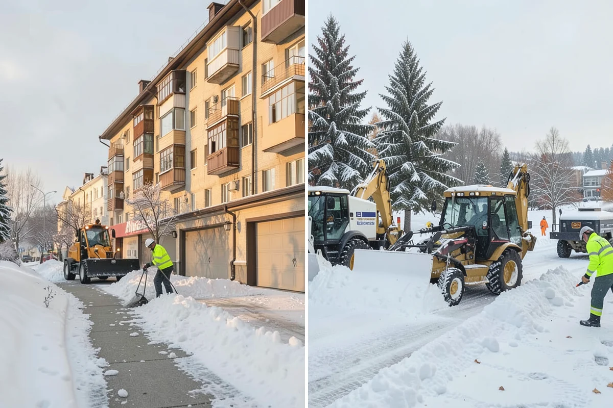 Parking Lot Snow Removal in Renton, King County, WA - We assess lot layout and problem areas before the season