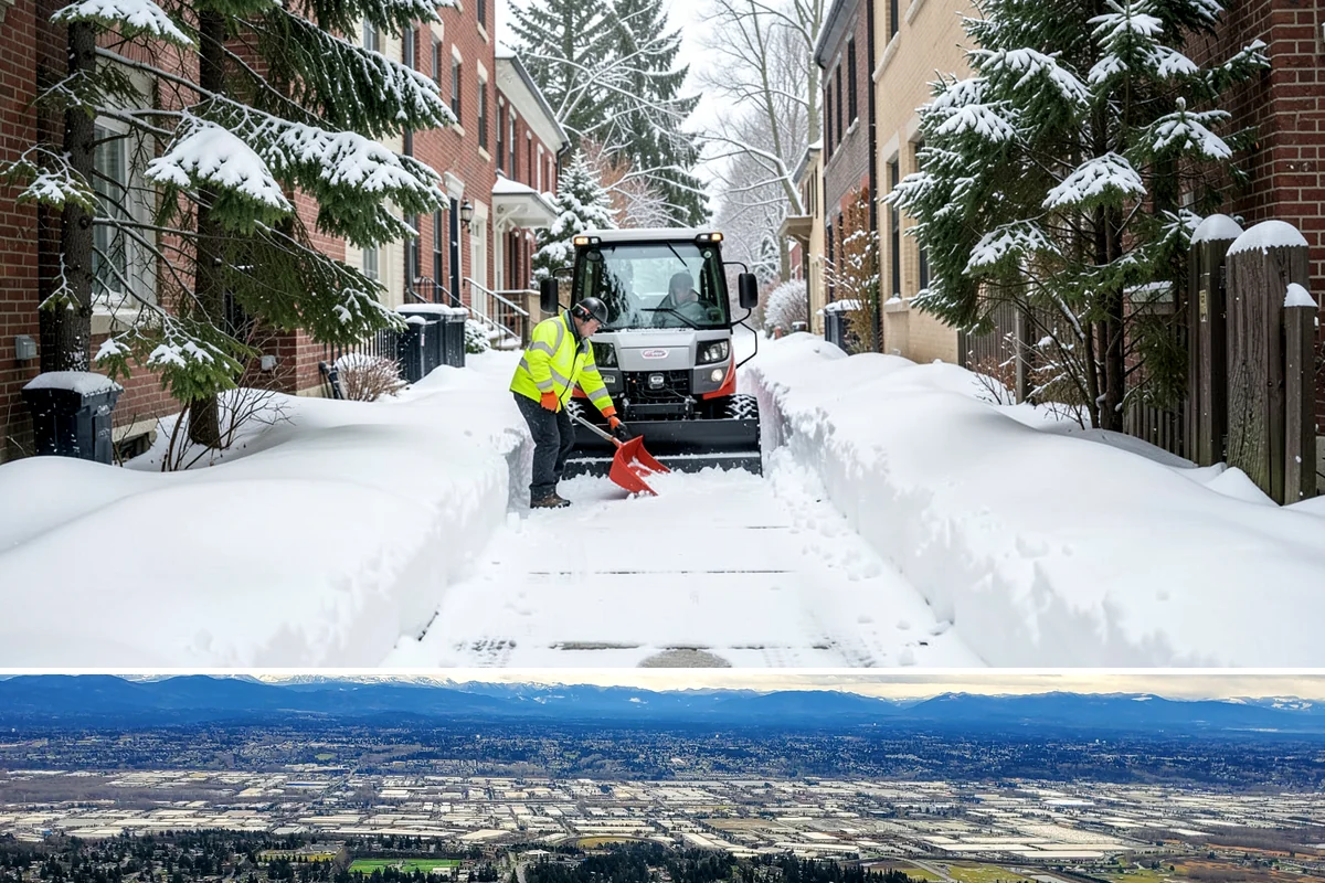 Parking Lot Snow Removal in SeaTac, King County, WA - Schedule coverage from late fall through early spring when convergence-zone snow can hit the lowlands.
