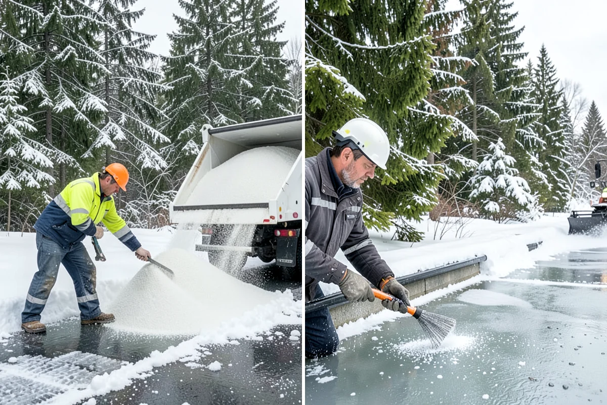 Parking Lot Snow Removal in Sedro-Woolley, Skagit County, WA - We assess lot layout and problem areas before the season