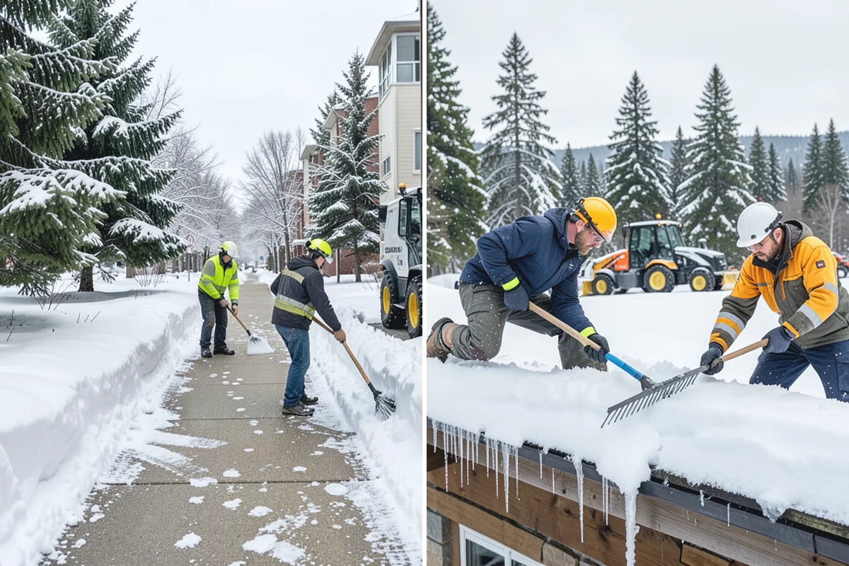 Parking Lot Snow Removal in Skykomish, King County, WA - We assess lot layout and problem areas before the season