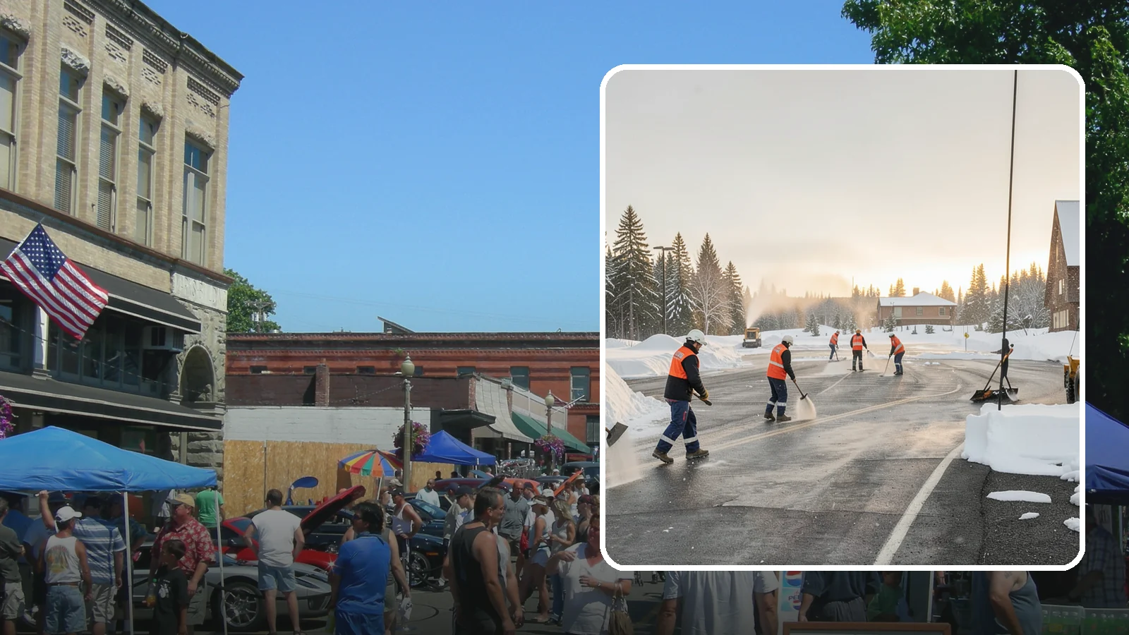Parking Lot Snow Removal in Snohomish, Snohomish County, WA - We handle the full cycle of clearing, treating, and hauling snow from commercial lots across Western Washington.