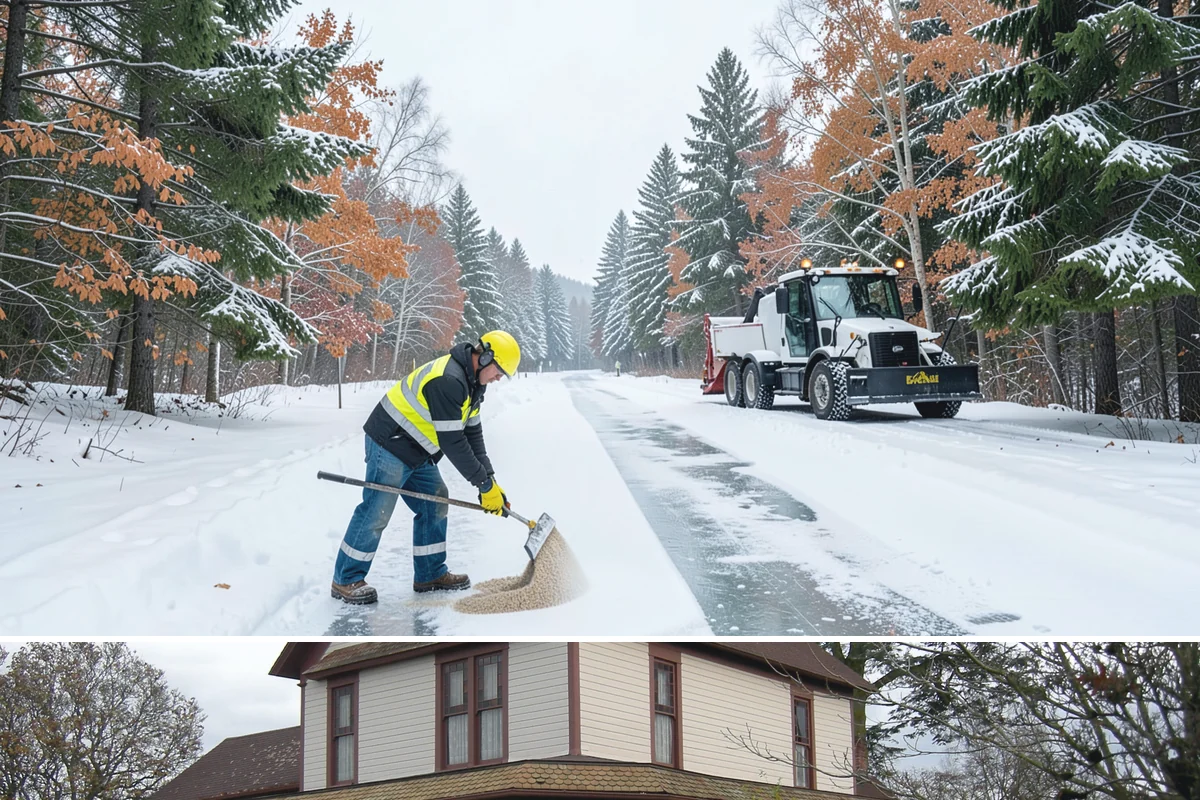 Parking Lot Snow Removal in Sumner, Pierce County, WA - Schedule coverage from late fall through early spring when convergence-zone snow can hit the lowlands.