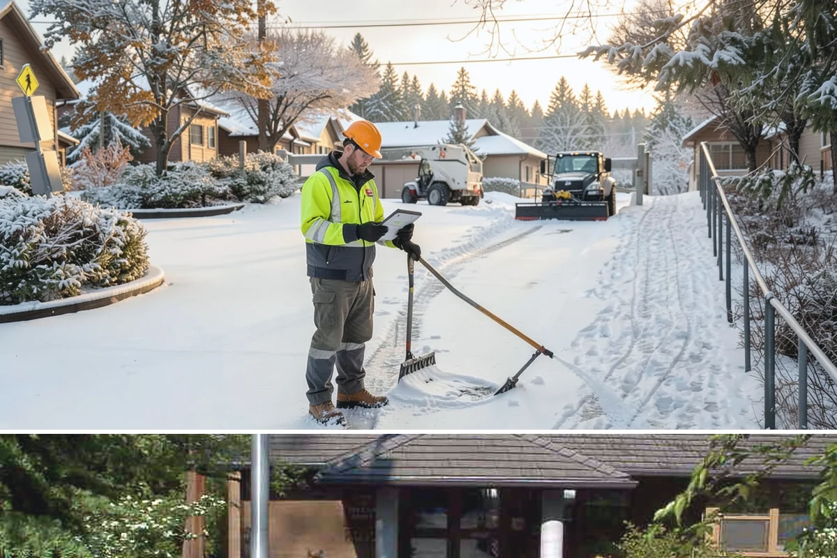 Parking Lot Snow Removal in Yarrow Point, King County, WA - Schedule coverage from late fall through early spring when convergence-zone snow can hit the lowlands.