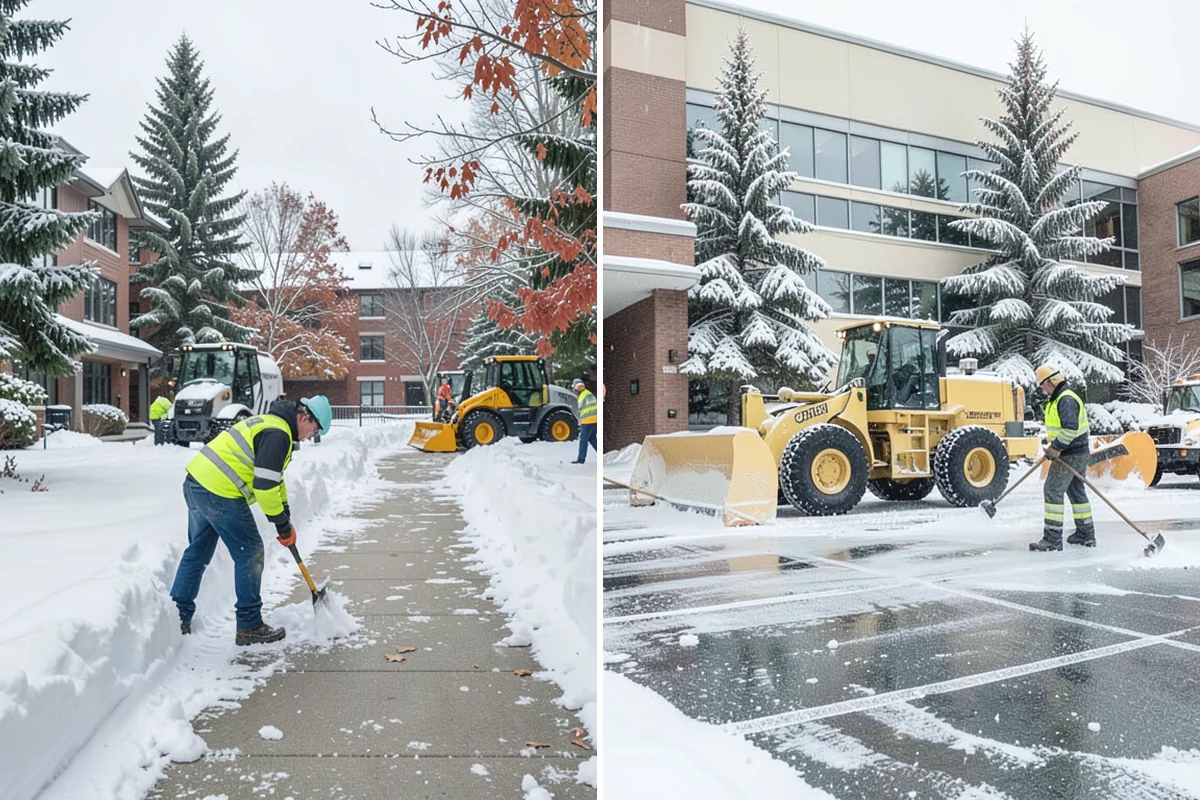 Parking Stall Clearing in Auburn, King County, WA - We identify stalls left blocked after plowing