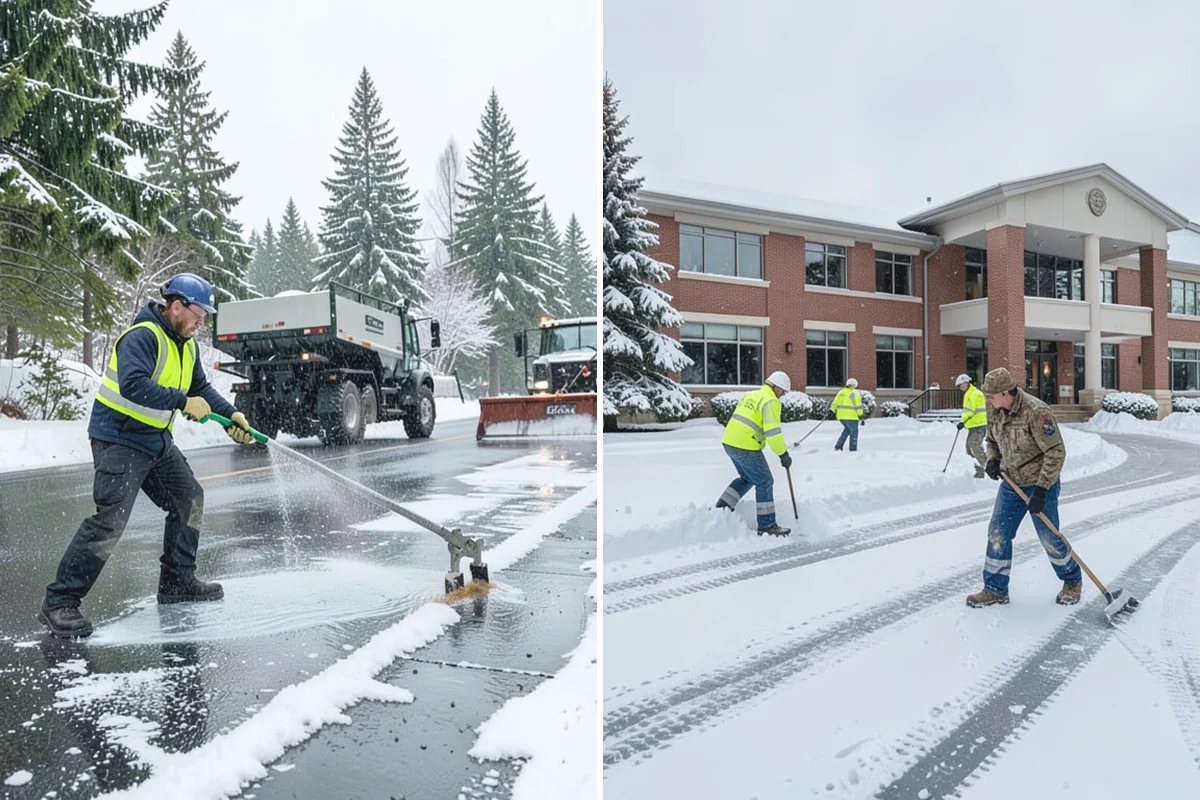 Parking Stall Clearing in Beaux Arts Village, King County, WA - We identify stalls left blocked after plowing