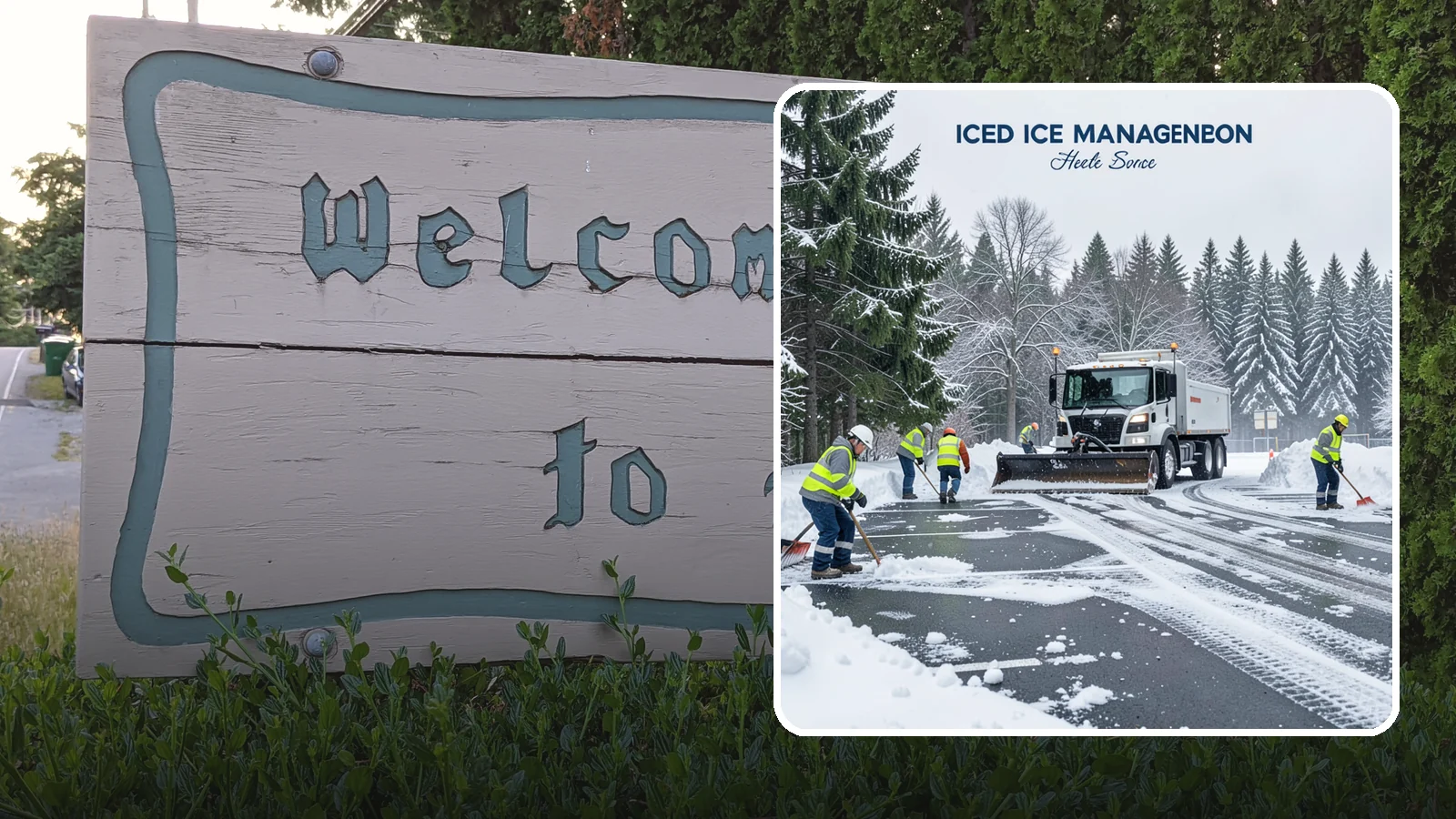 Parking Stall Clearing in Brier, Snohomish County, WA - We clear individual stalls down to the pavement so every space is usable after a storm.