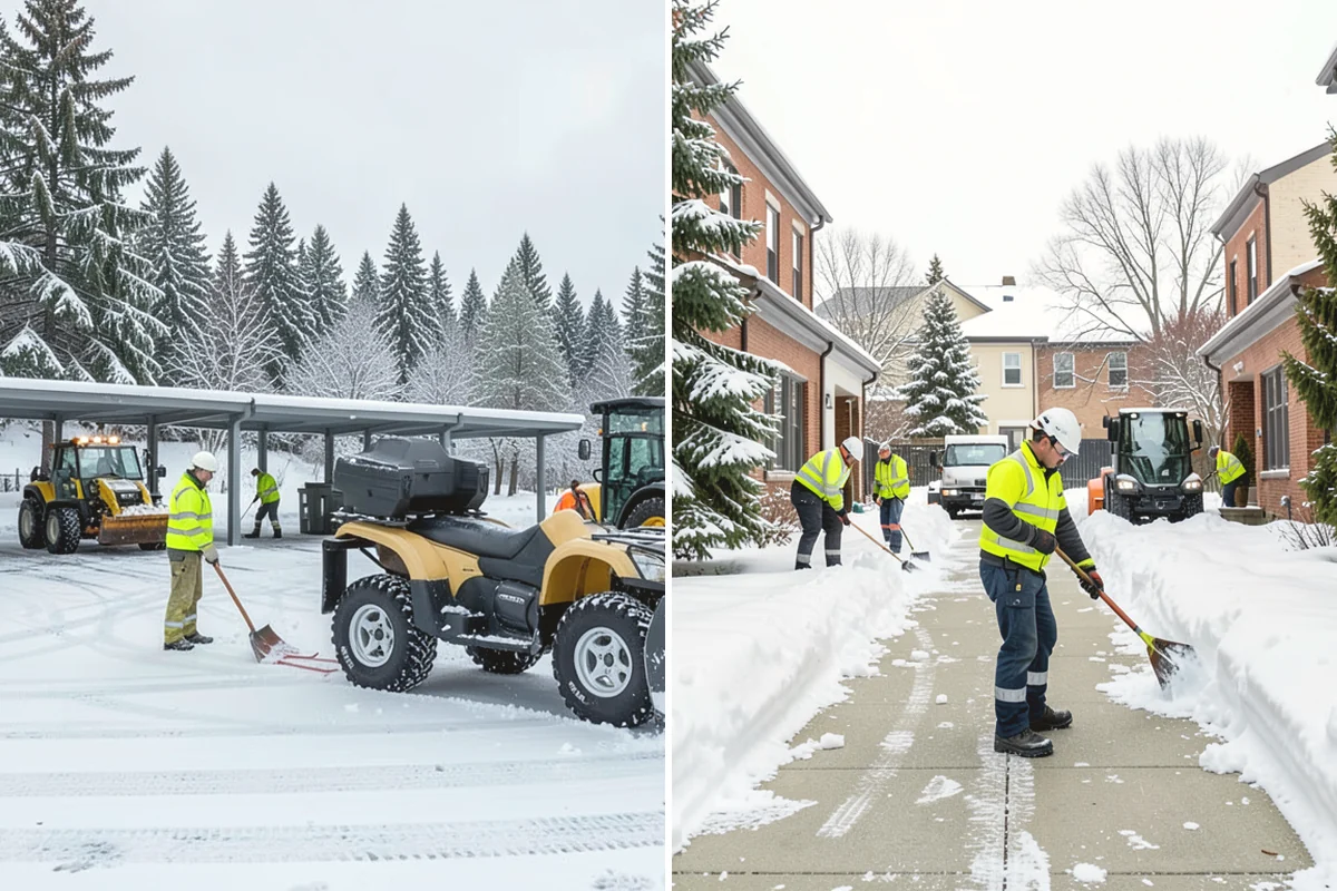 Parking Stall Clearing in Burlington, Skagit County, WA - We identify stalls left blocked after plowing