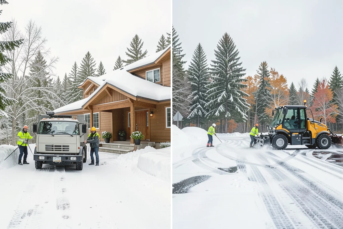 Parking Stall Clearing in Carnation, King County, WA - We identify stalls left blocked after plowing