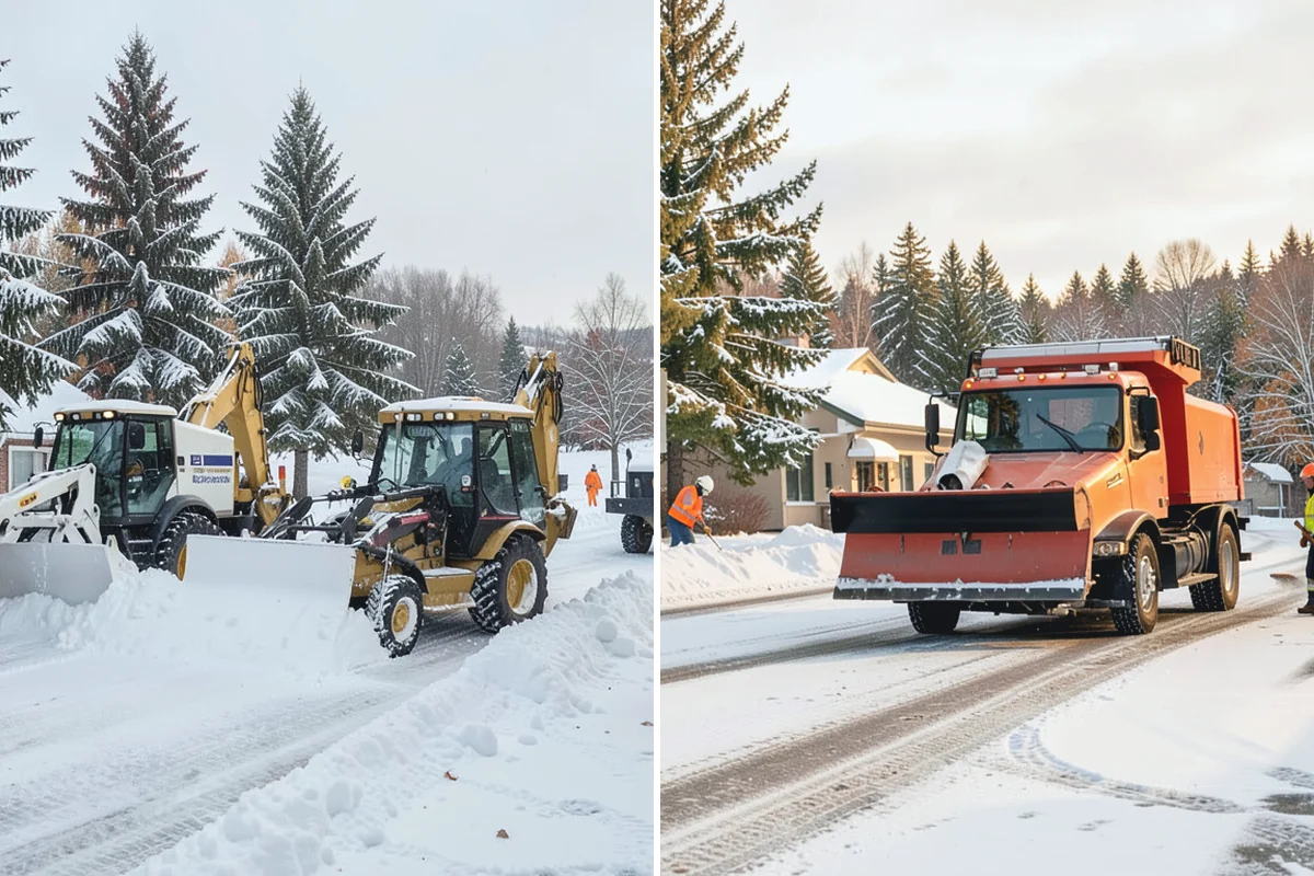 Parking Stall Clearing in Des Moines, King County, WA - We identify stalls left blocked after plowing