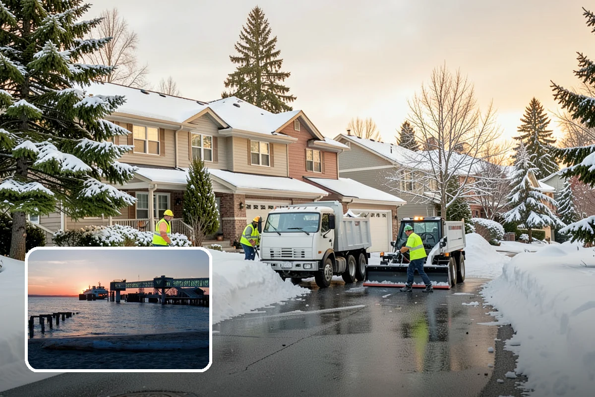 Parking Stall Clearing in Edmonds, Snohomish County, WA - Opens every stall, not just the aisles
