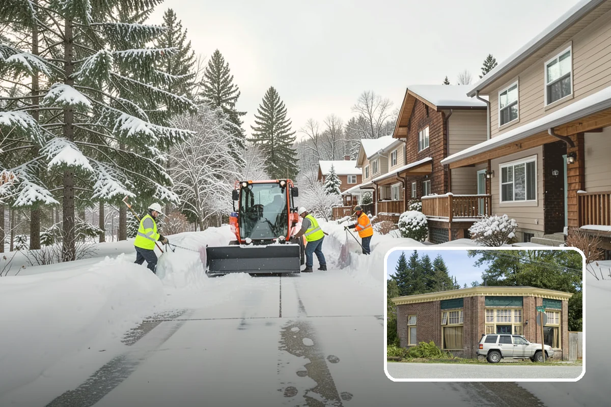 Parking Stall Clearing in Hamilton, Skagit County, WA - Opens every stall, not just the aisles