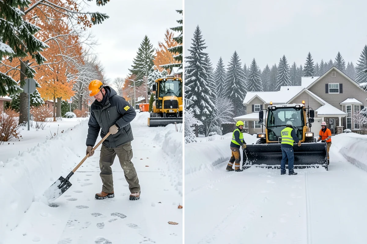 Parking Stall Clearing in Hunts Point, King County, WA - We identify stalls left blocked after plowing