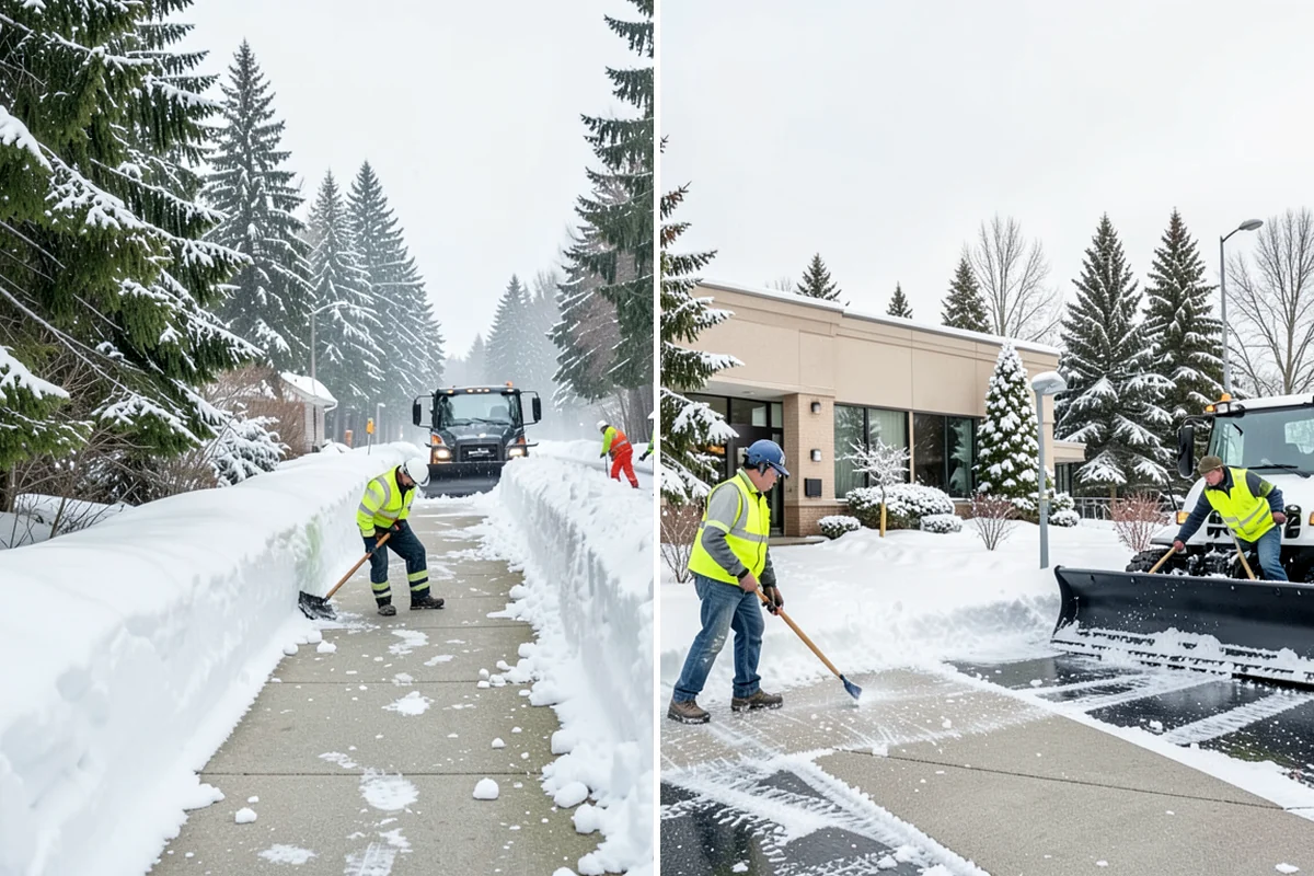 Parking Stall Clearing in Kenmore, King County, WA - We identify stalls left blocked after plowing