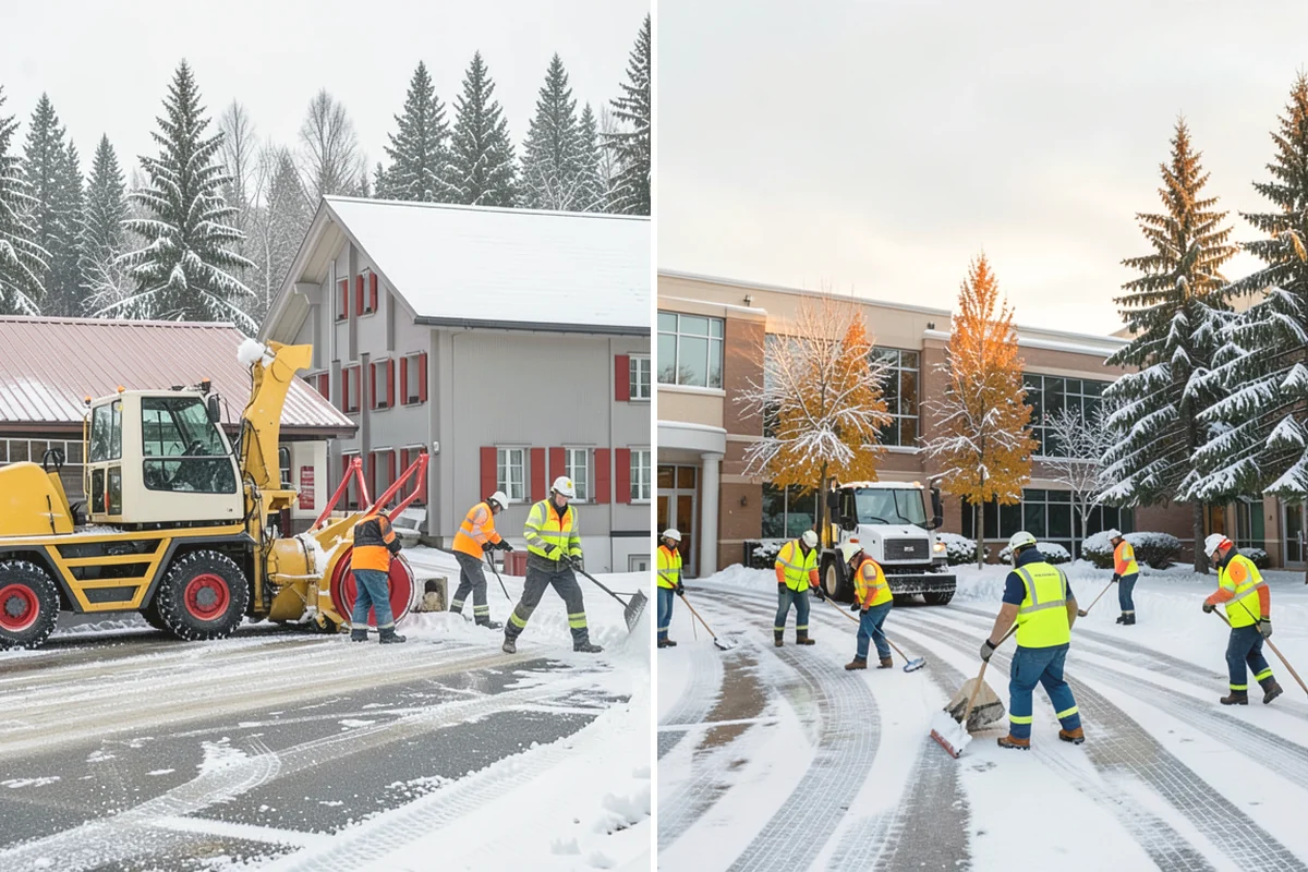Parking Stall Clearing in La Conner, Skagit County, WA - We identify stalls left blocked after plowing