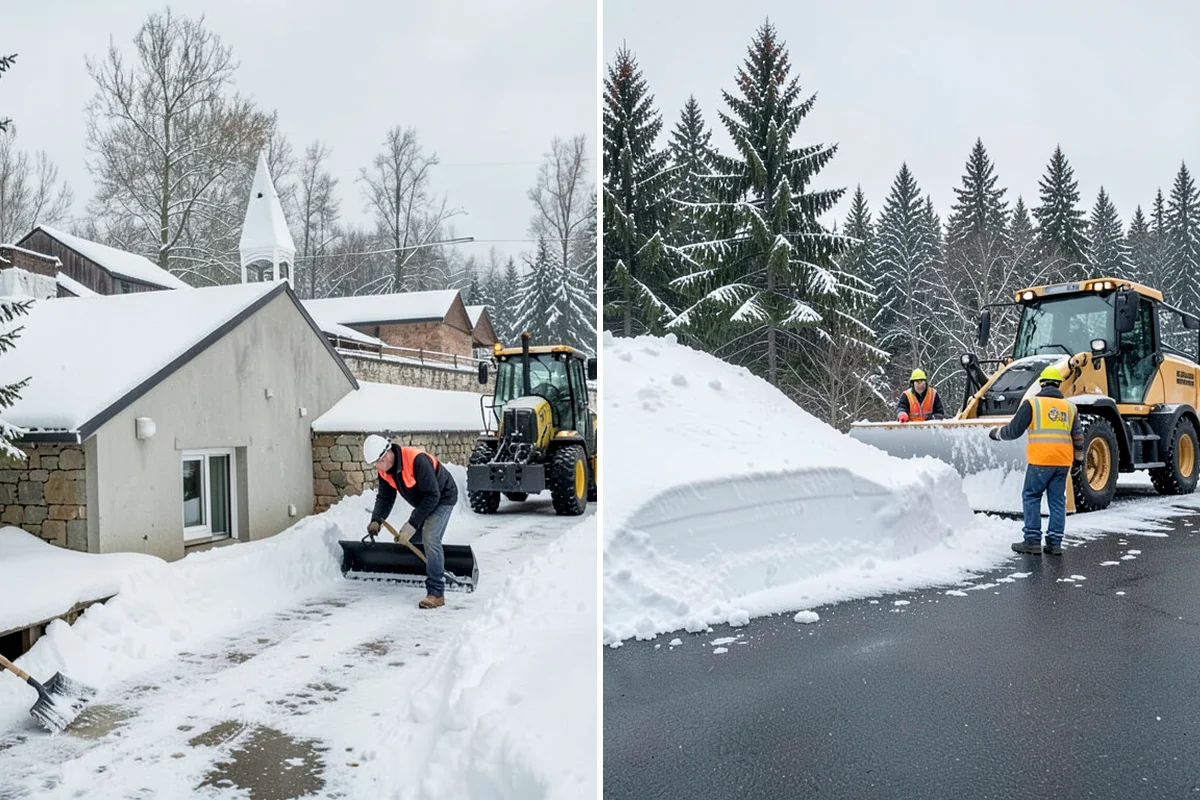 Parking Stall Clearing in Lake Forest Park, King County, WA - We identify stalls left blocked after plowing