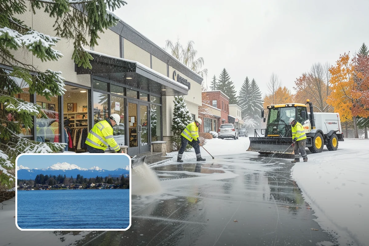 Parking Stall Clearing in Lake Stevens, Snohomish County, WA - Opens every stall, not just the aisles