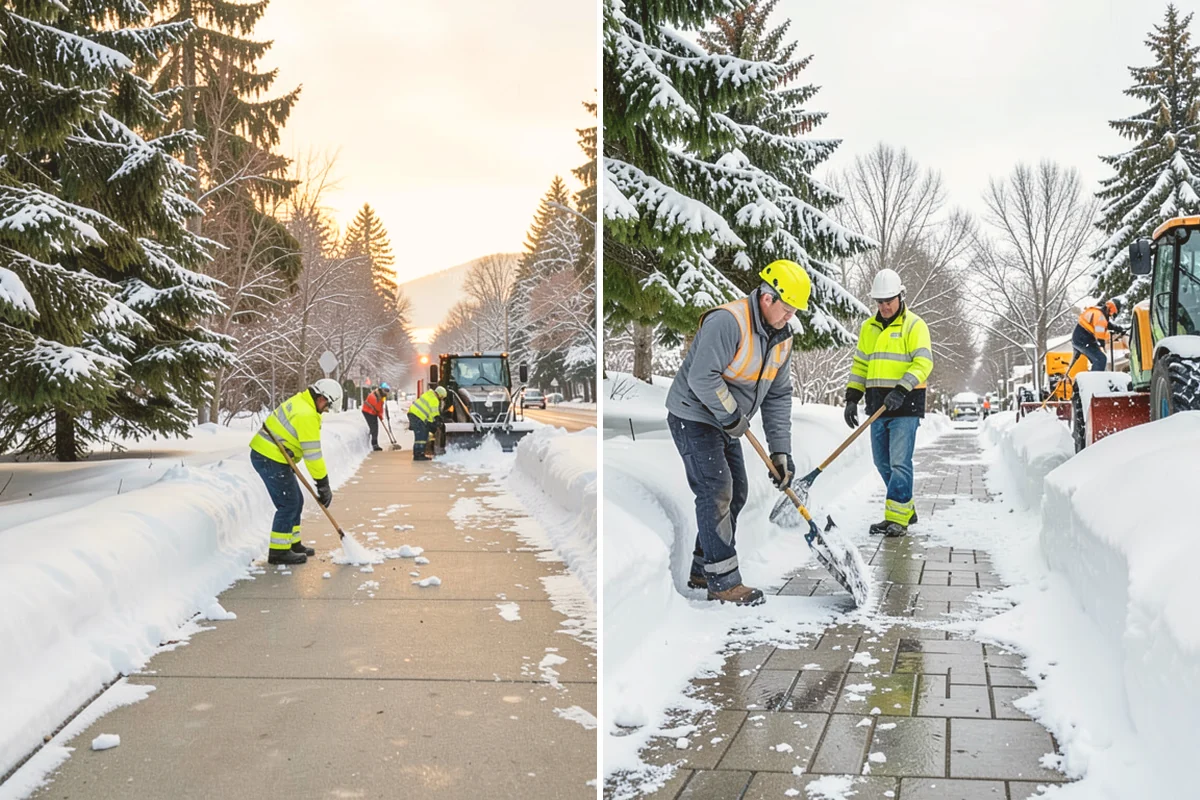 Parking Stall Clearing in Langley, Island County, WA - We identify stalls left blocked after plowing