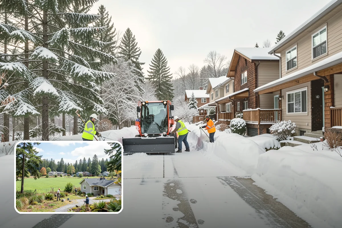 Parking Stall Clearing in Lyman, Skagit County, WA - Opens every stall, not just the aisles
