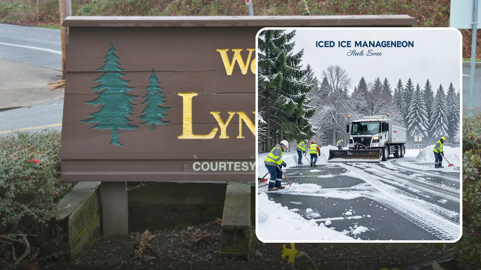 Parking Stall Clearing in Lynnwood, Snohomish County, WA - We clear individual stalls down to the pavement so every space is usable after a storm.