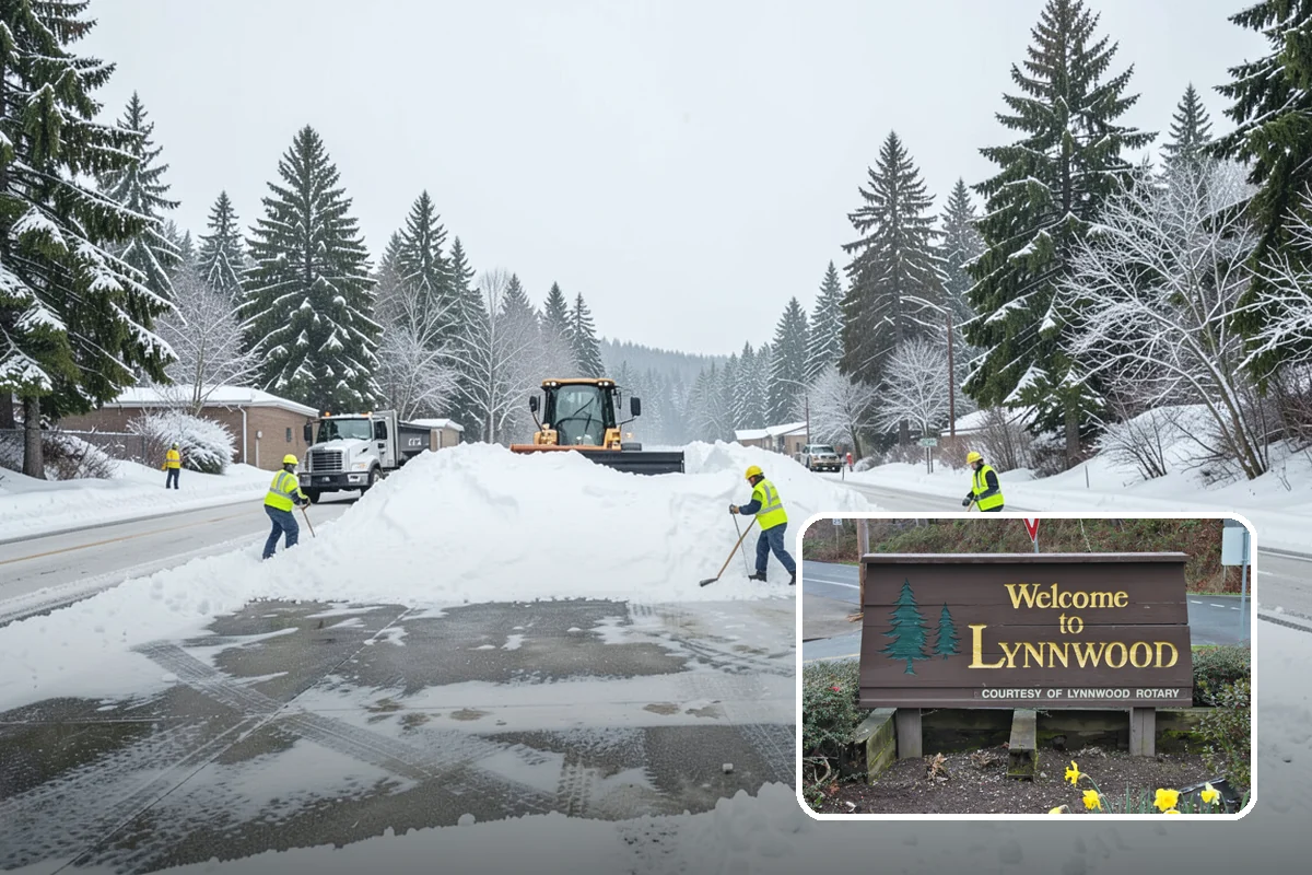 Parking Stall Clearing in Lynnwood, Snohomish County, WA - Opens every stall, not just the aisles