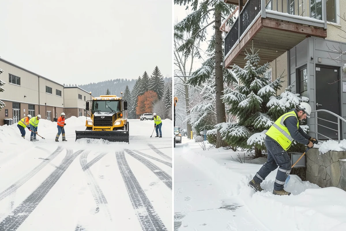 Parking Stall Clearing in Lynnwood, Snohomish County, WA - We identify stalls left blocked after plowing