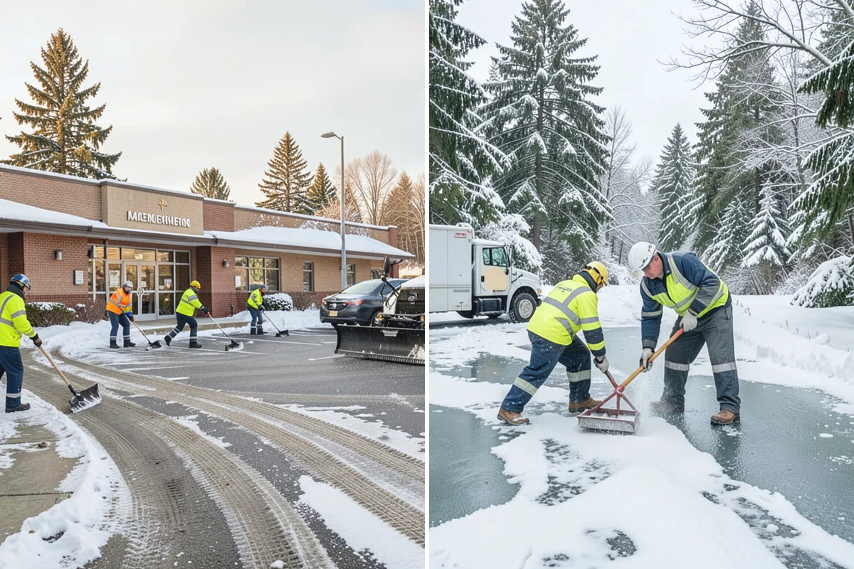 Parking Stall Clearing in Marysville, Snohomish County, WA - We identify stalls left blocked after plowing
