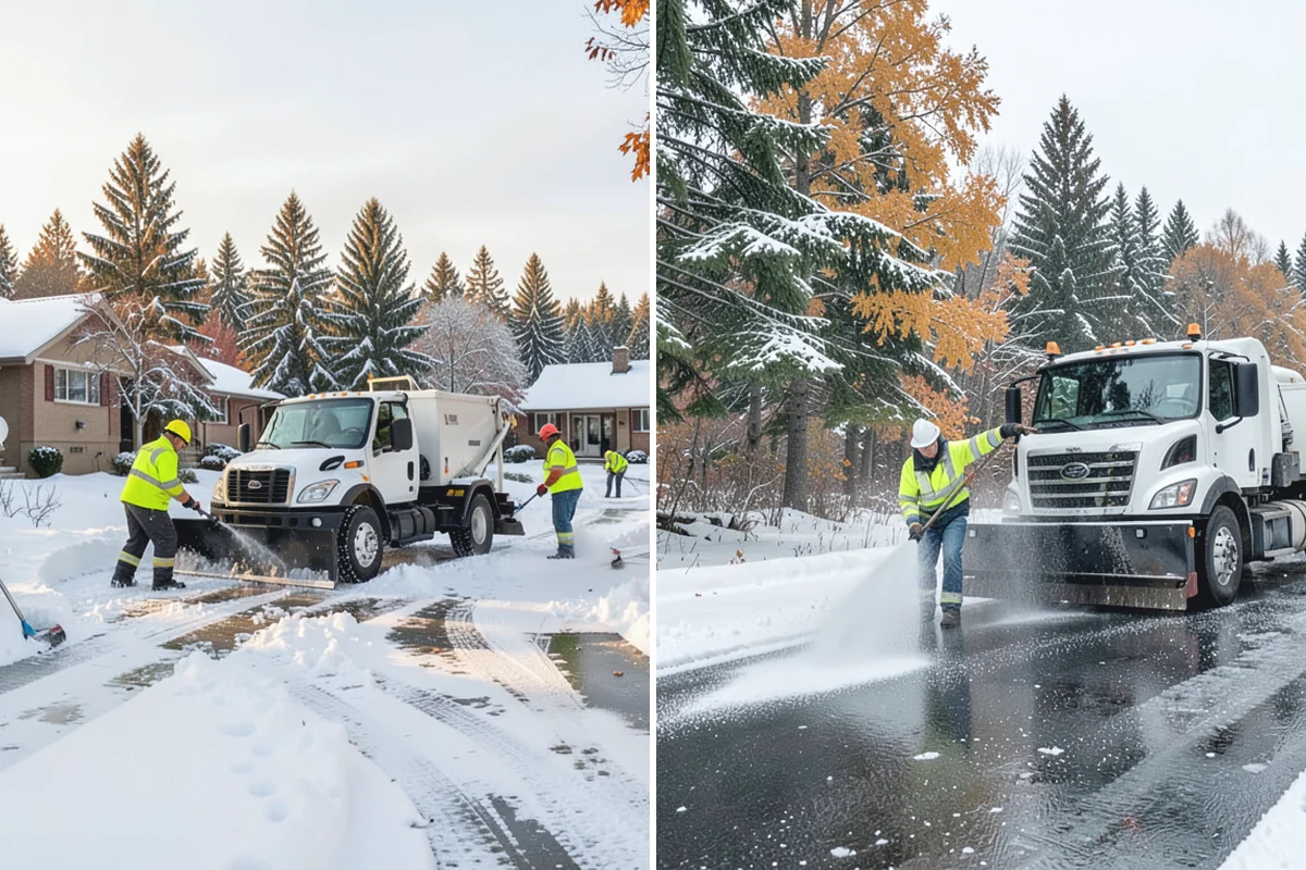 Parking Stall Clearing in Medina, King County, WA - We identify stalls left blocked after plowing