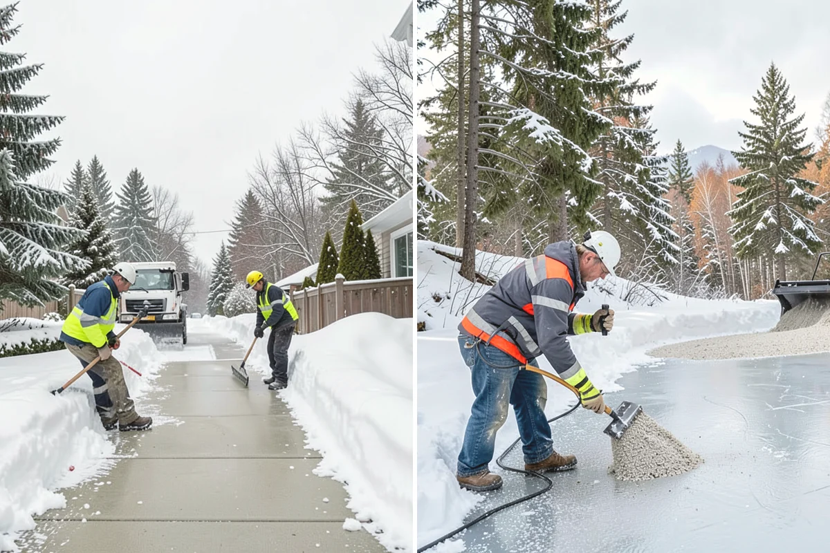 Parking Stall Clearing in Monroe, Snohomish County, WA - We identify stalls left blocked after plowing