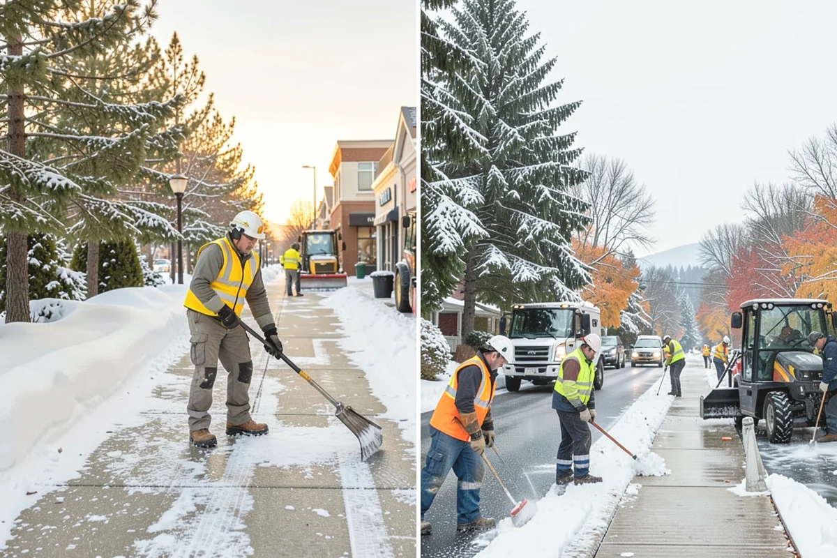 Parking Stall Clearing in Mountlake Terrace, Snohomish County, WA - We identify stalls left blocked after plowing