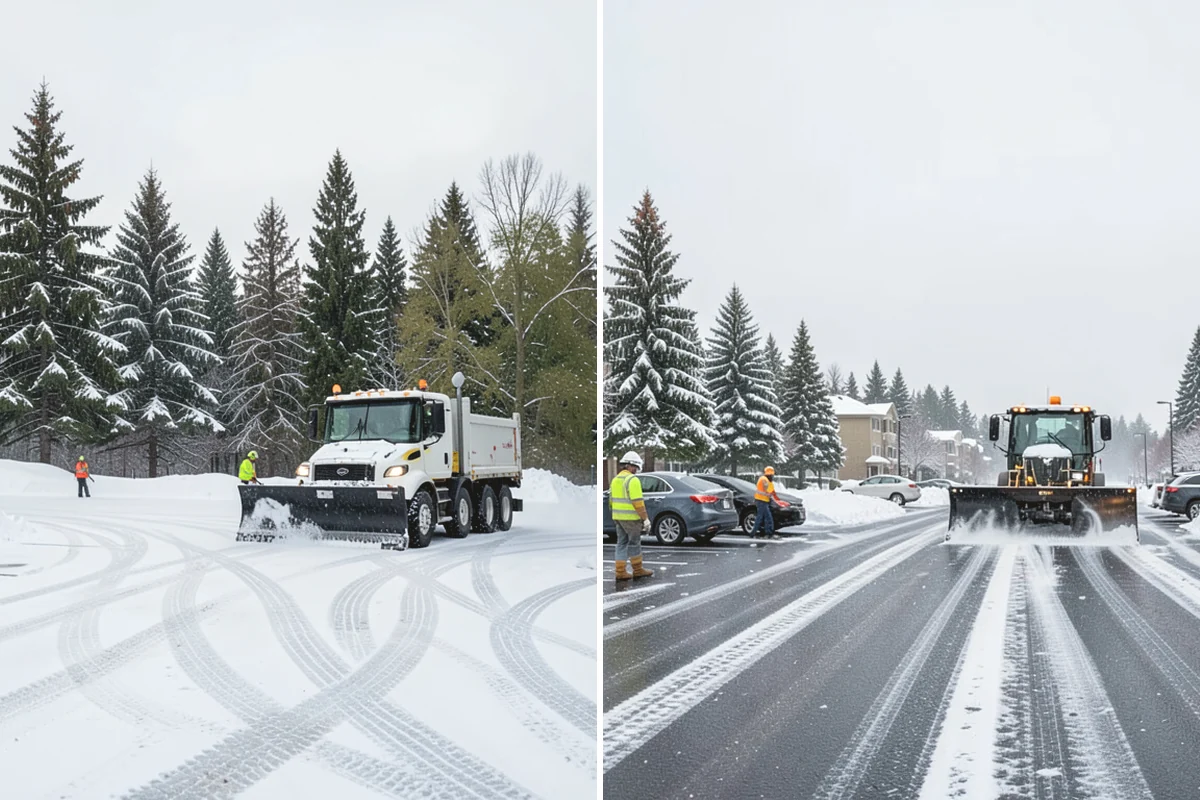 Parking Stall Clearing in Mukilteo, Snohomish County, WA - We identify stalls left blocked after plowing