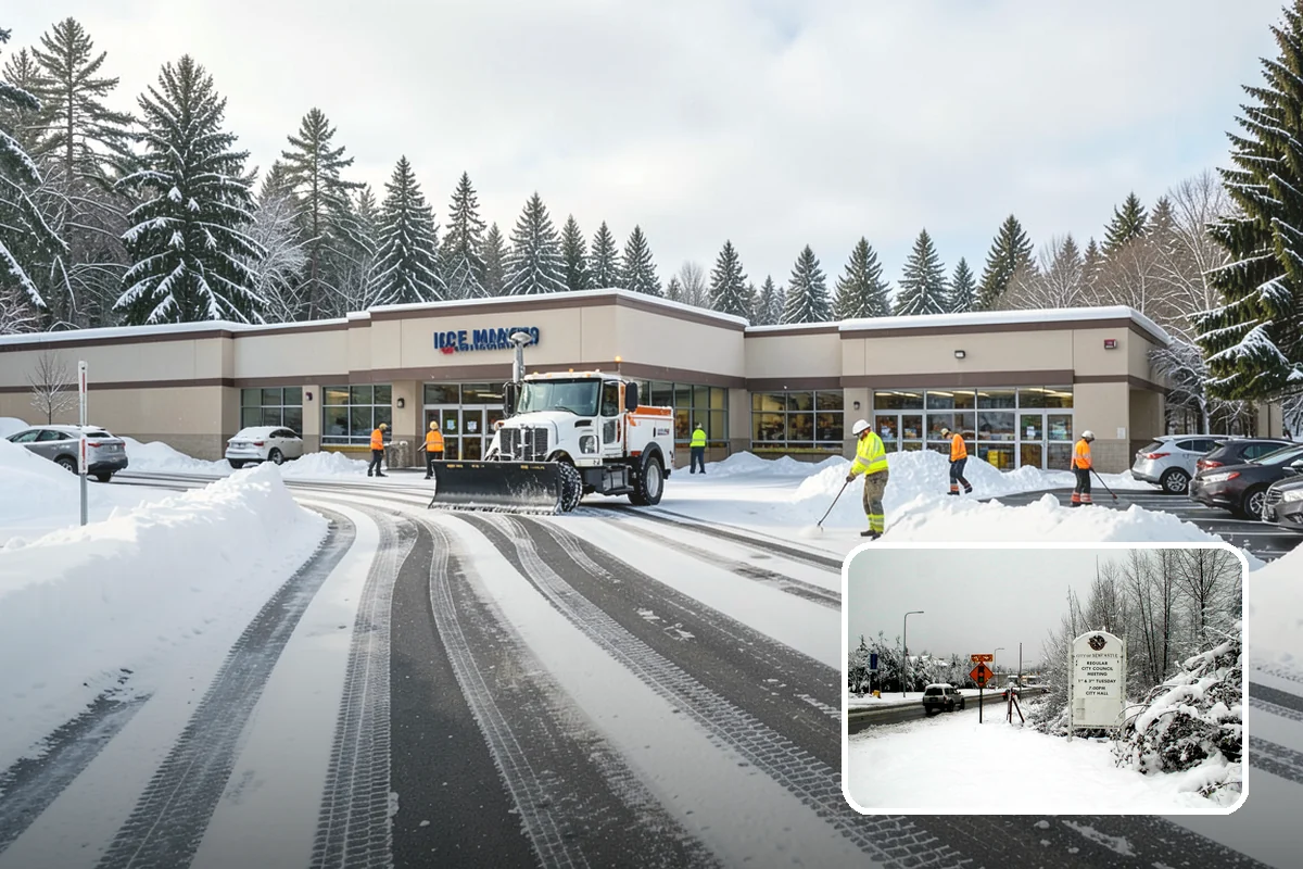 Parking Stall Clearing in Newcastle, King County, WA - Opens every stall, not just the aisles