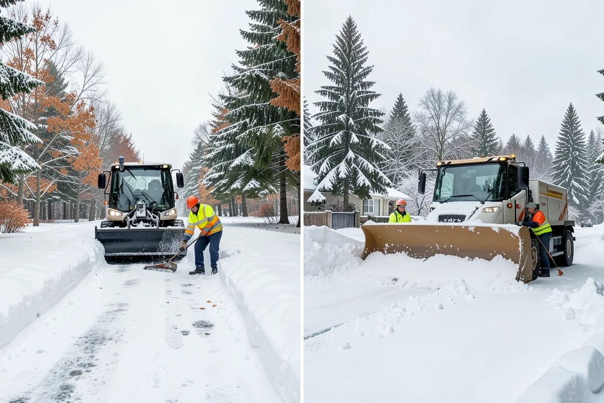 Parking Stall Clearing in Normandy Park, King County, WA - We identify stalls left blocked after plowing